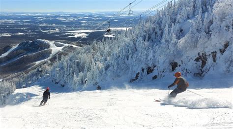 Mont-Orford, 20 cm de plus au buffet de la neige, 17 février 2021 ...