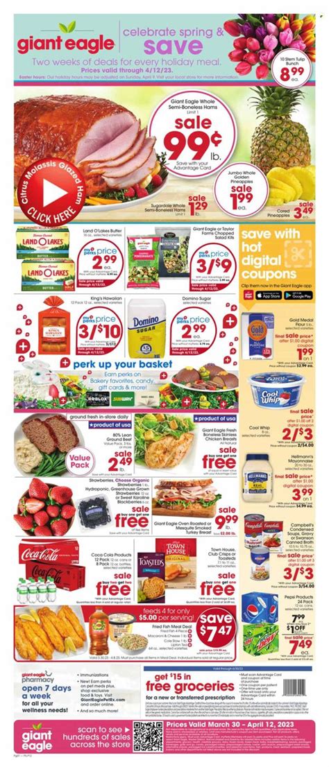 Giant Eagle (PA) Weekly Ad Flyer Specials March 30 to April 5, 2023