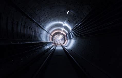 Wallpaper light, Tunnel, pipes images for desktop, section разное ...