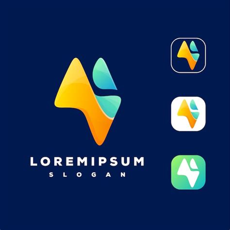 Premium Vector | Colorful mountain logo design