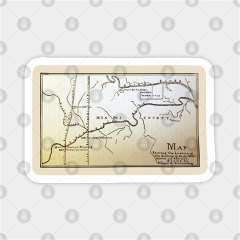 Pottawatomie Massacre Map - 1900 - John Brown - Magnet | TeePublic