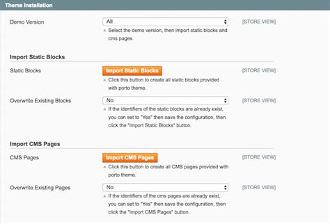 Porto Magento Theme Documentation