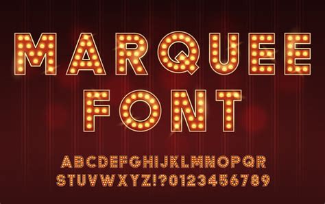 marquee font - comofont