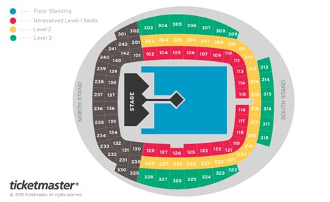 Muse - Enhanced Experience Packages Seating Plan - Etihad Stadium ...