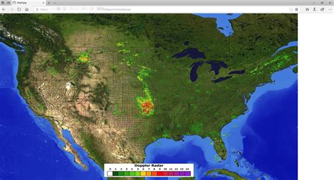 Live Doppler Radar Image in PowerPoint • PresentationPoint