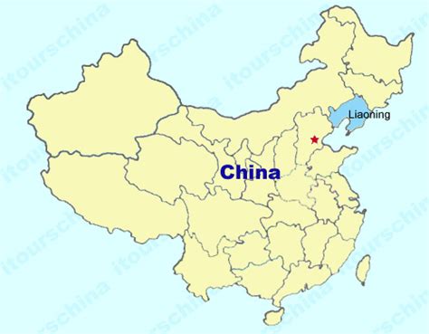 Liaoning Map, Map of China, Liaoning Province Maps