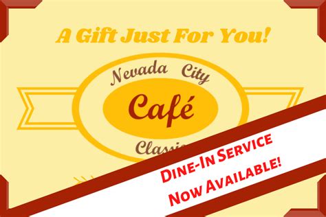 Nevada City Classic Cafe Celebrates the Return of Dine-In - Nevada City ...