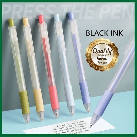 bnesos Stationary School Supplies Retractable Gel Pen Sign Pen Pastel ...