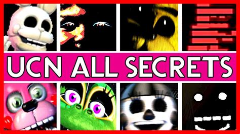 Ultimate Custom Night – All SECRETS & EASTER EGGS – FNAF - YouTube