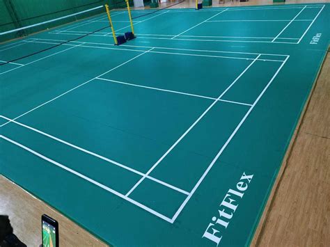 Prefab Synthetic Badminton Court Flooring, 1, Rs 75000 /piece Thermo ...