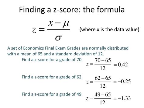 How To Find Z Score With Standard Deviation