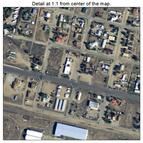 Aerial Photography Map of Fort Garland, CO Colorado