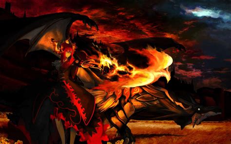 Anime Fire Dragon Wallpapers - Top Free Anime Fire Dragon Backgrounds ...