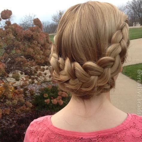 Dutch Braid Updo