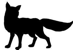 fox silhouette running - Google Search | Fox silhouette, Animal ...