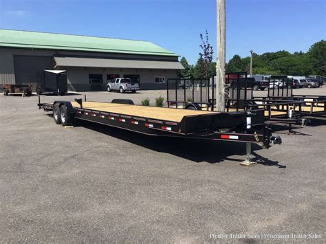 2023 7x36 14K Triple R Trailers Two Car Open Car Hauler w/ Winch Plate ...