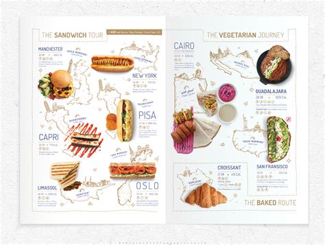 The Sandwich Gallery | Menu Design :: Behance