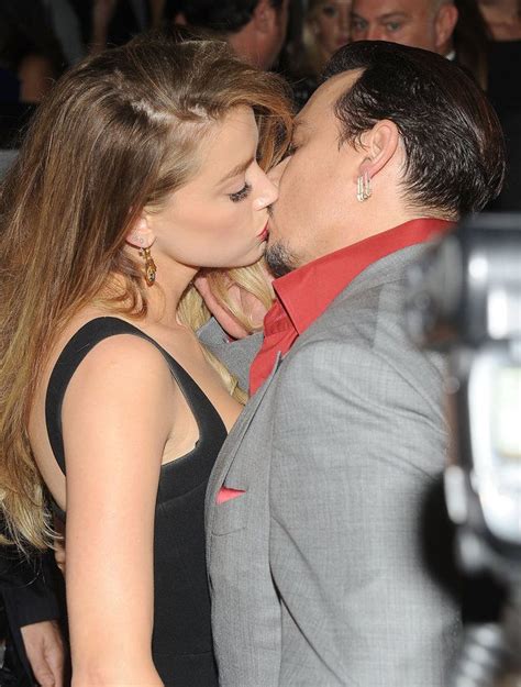 Amber Heard And Johnny Depp Seal Their TIFF Appearance With A Kiss ...