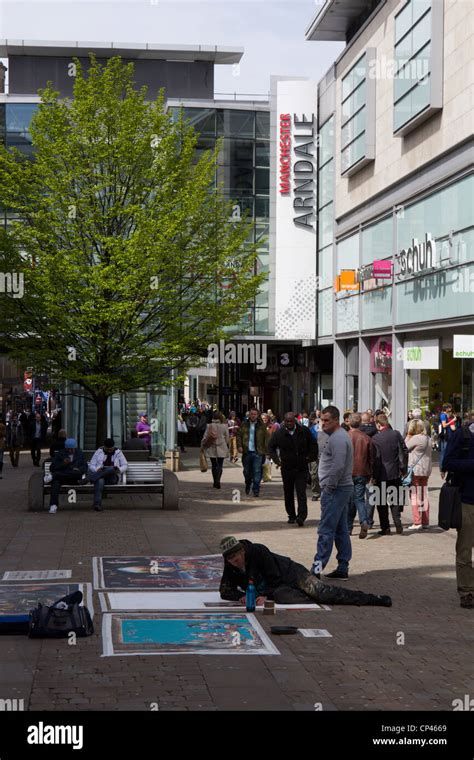 manchester city centre england uk Stock Photo - Alamy