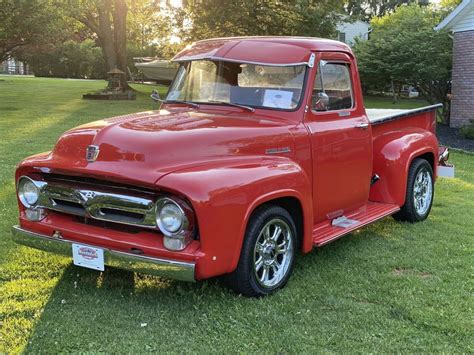 1953 Ford F100 Pickup Red RWD Manual for sale: photos, technical ...