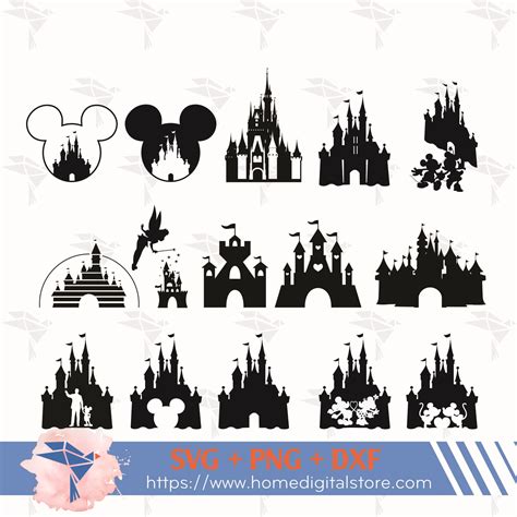 Disney Castle Outline Picture