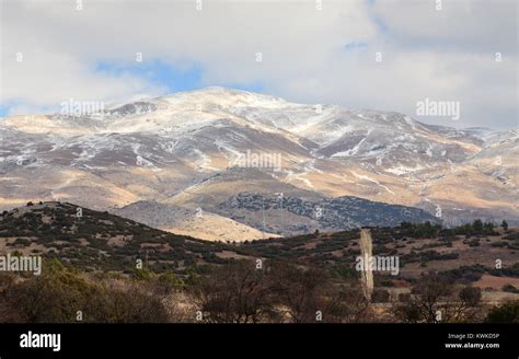 Taurus Mountains. Snow capped Taurus mountain tops are pictured in ...