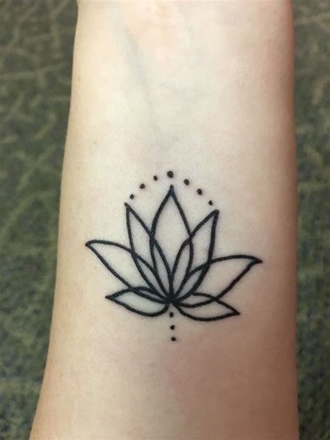 Lotus Flower Tattoo Small