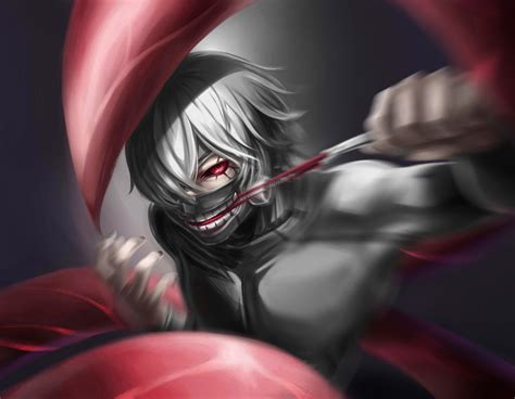 kaneki ken, tokyo ghoul, art Wallpaper, HD Anime 4K Wallpapers, Images ...