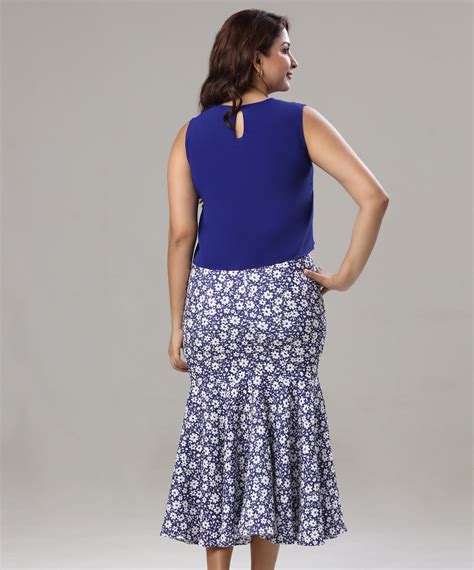 Fish Tail Printed Skirt – GLOBAL ZIGZAG