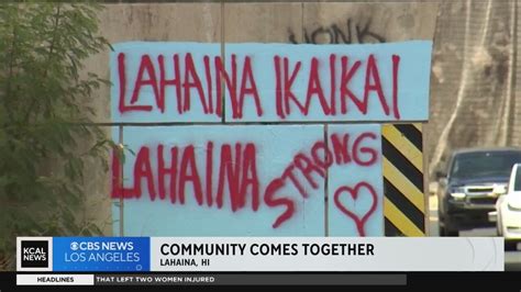 Lahaina Strong: Residents step up to help their neighbors recover - YouTube