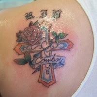 Cross of Calvary with dove amazing tattoo - Tattooimages.biz