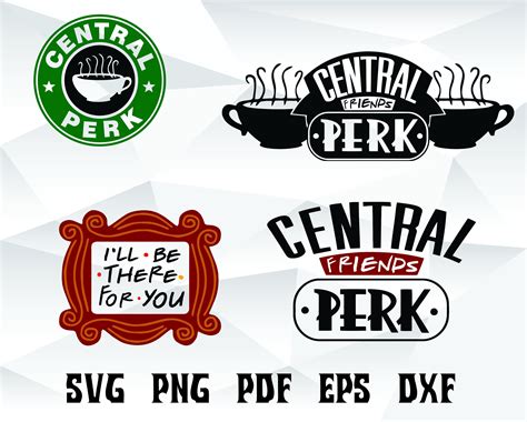 Central Perk, Friends TV Show, Svg Png Pdf Eps Dxf Formats - Etsy UK