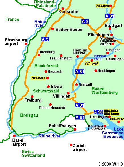 Black Forest Germany Map - Free Printable Maps