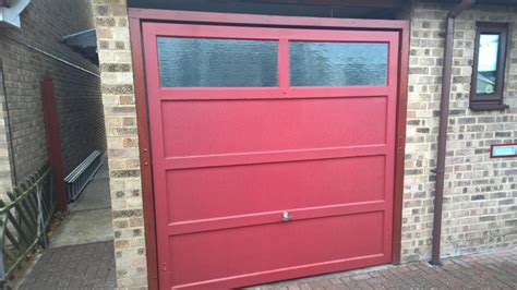 Secured by Design Red Retractable Garage Door - Elite GD