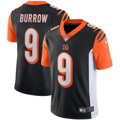 Men's Nike Joe Burrow Black Cincinnati Bengals Vapor Limited Jersey