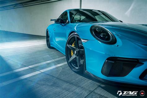 Baby Blue Porsche 911 Gets Tasteful Upgrades — CARiD.com Gallery