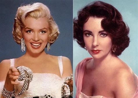 SOC! Divele Marilyn Monroe si Elizabeth Taylor obisnuiau sa se rada pe ...