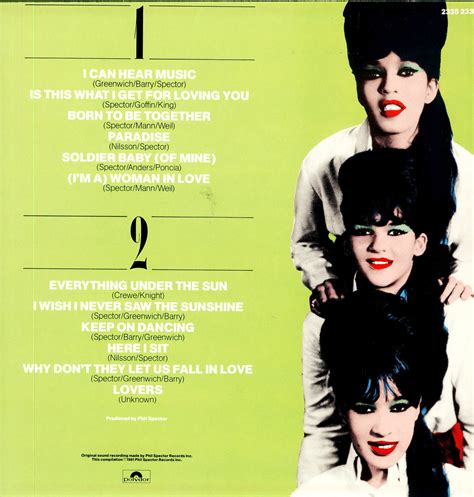 The Ronettes – Their Greatest Hits II album art - Fonts In Use