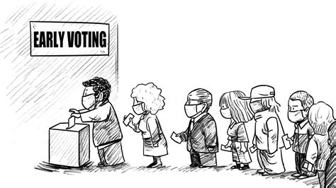 Comic: Early voting - CGTN