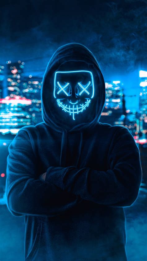 Hacker Mask Neon Wallpapers - Wallpaper Cave