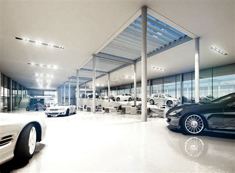 Car Showroom on Behance