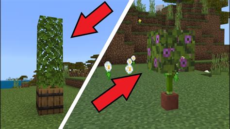 Top 10 Flower Pot Designs in Minecraft - YouTube