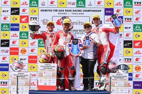 1-2-3 FOR ASTRA HONDA RACING TEAM - FIM Asia Road Racing Championship