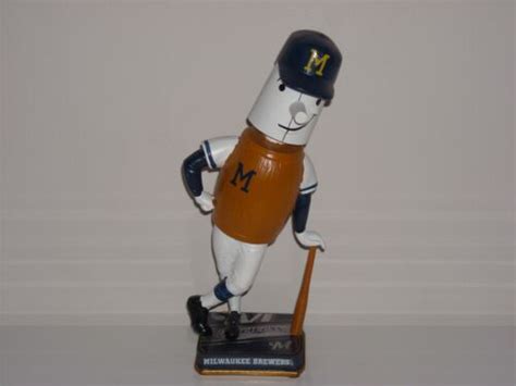 BARRELMAN Milwaukee Brewers Mascot Bobblehead 2016 MLB Bighead ...