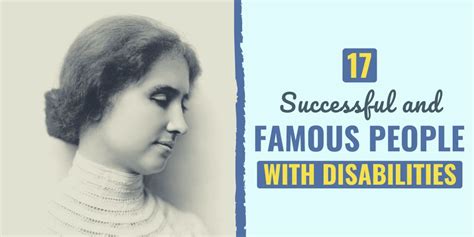 17 Successful and Famous People with Disabilities