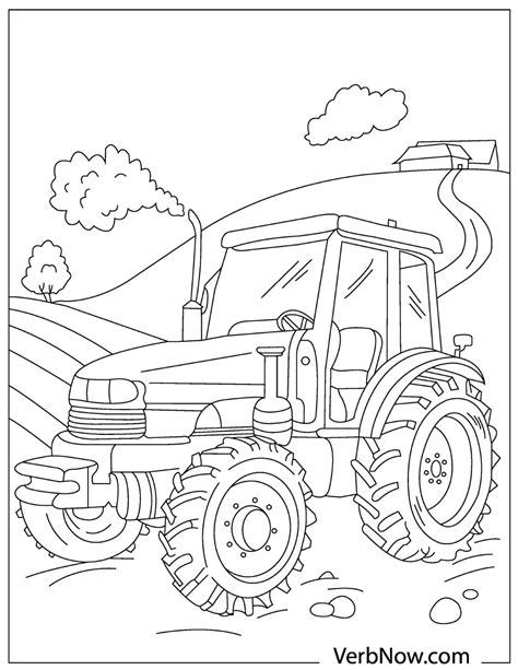 Printable Tractor Coloring Pages