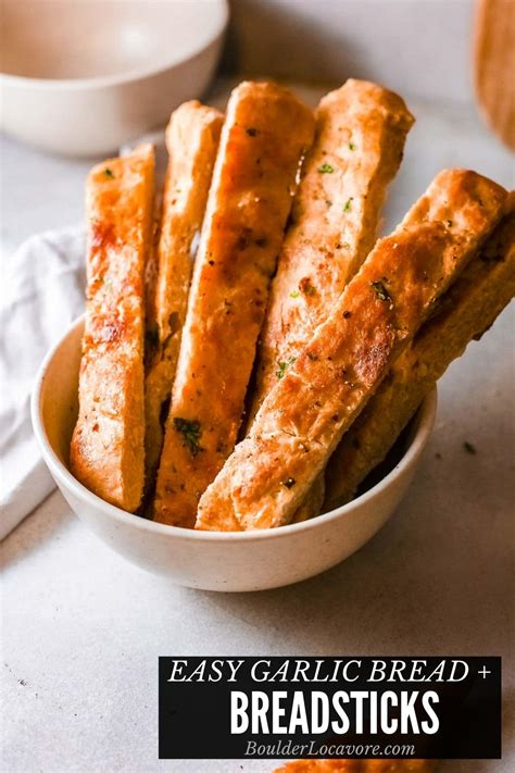 Homemade Garlic Bread + Breadsticks - Boulder Locavore