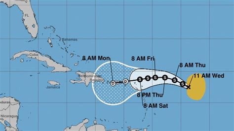 Tropical Storm Philippe NHC forecast includes Puerto Rico impacts