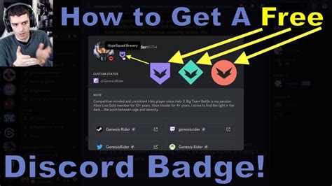 How to get hypesquad brilliance badge | Peinture