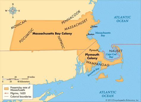 Massachusetts Bay Colony: Plymouth and Massachusetts Bay colonies ...